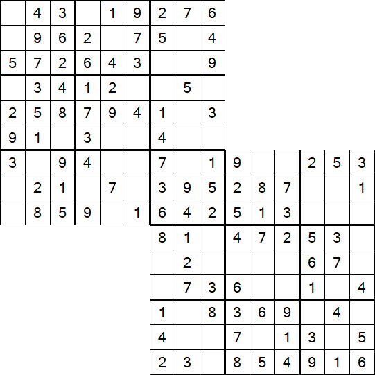 Twodoku - Easy