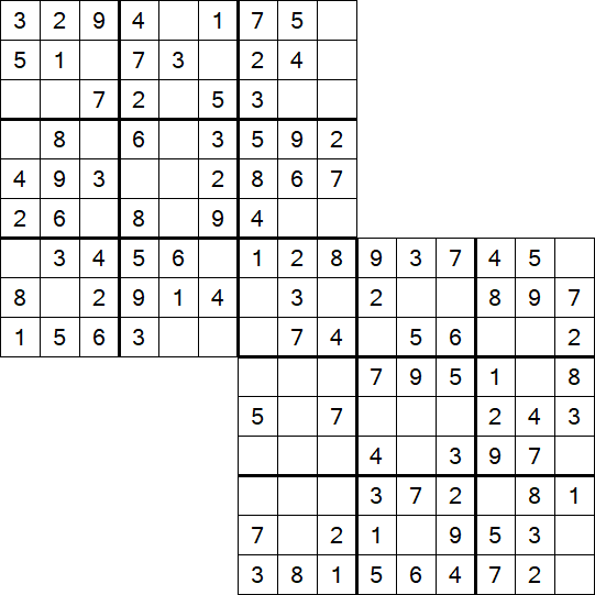 Twodoku - Easy