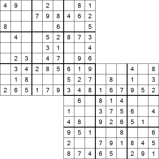 Twodoku - Easy