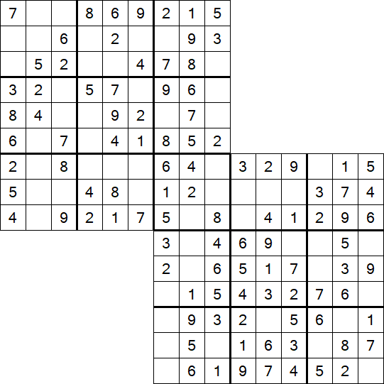 Twodoku - Easy