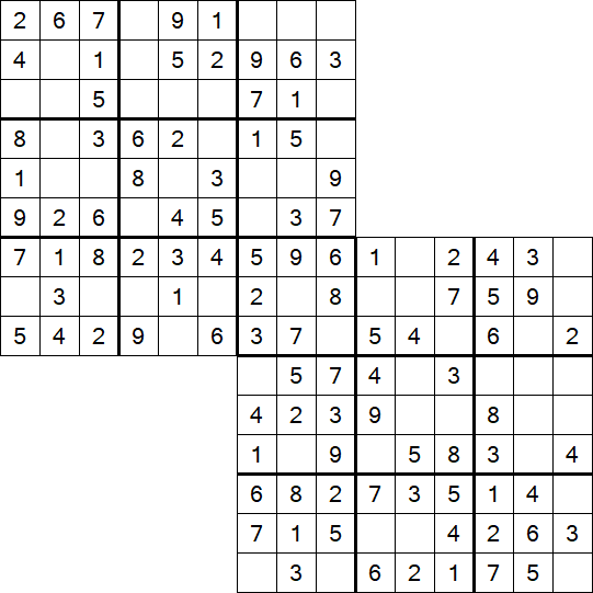 Twodoku - Easy