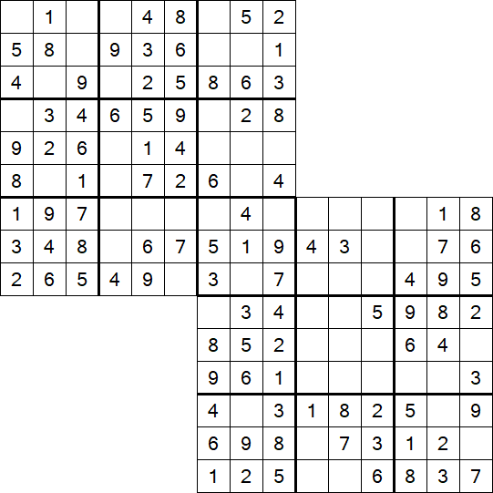 Twodoku - Easy