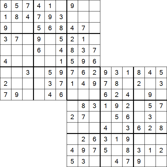 Twodoku - Easy