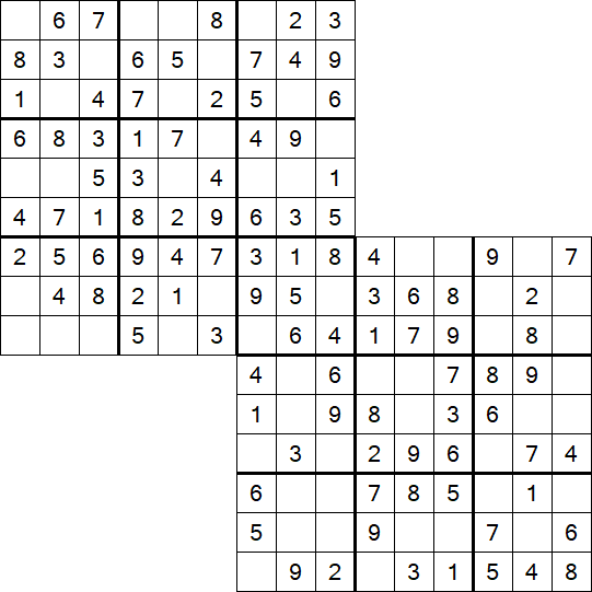 Twodoku - Easy