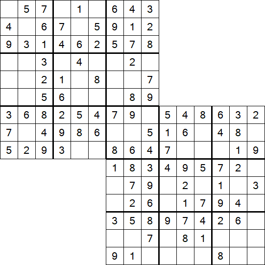 Twodoku - Easy