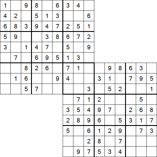 Twodoku - Easy