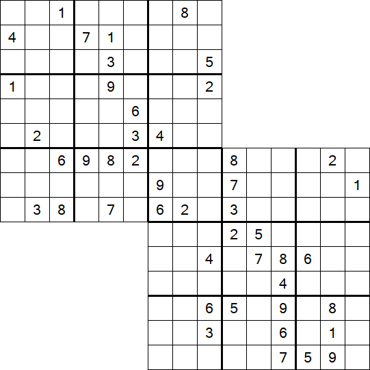 Twodoku - Schwierig