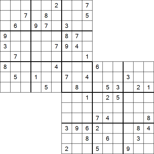 Twodoku - Schwierig