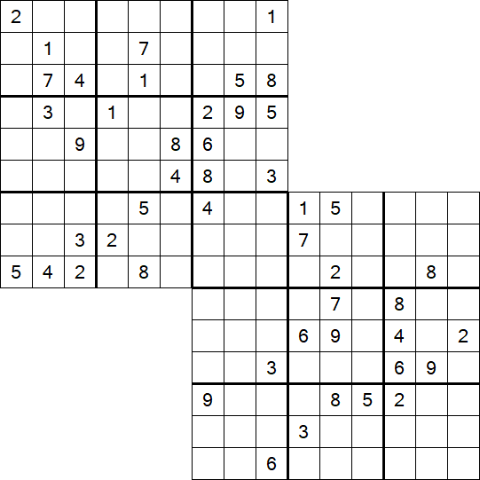 Twodoku - Schwierig