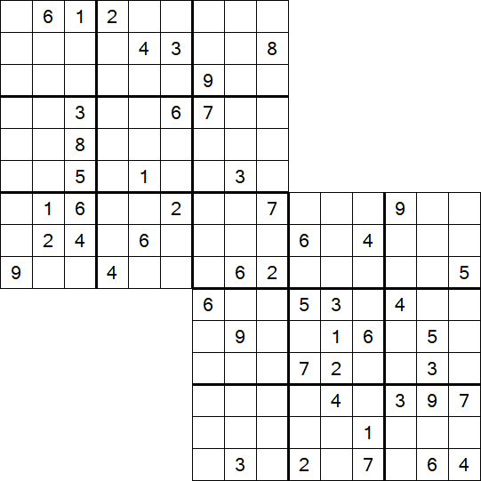 Twodoku - Schwierig