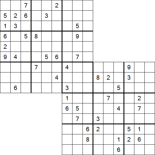 Twodoku - Schwierig