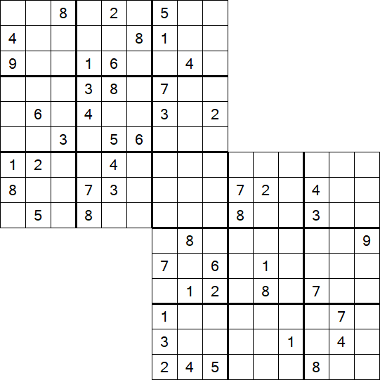 Twodoku - Schwierig