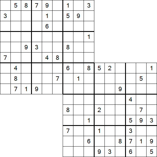 Twodoku - Schwierig