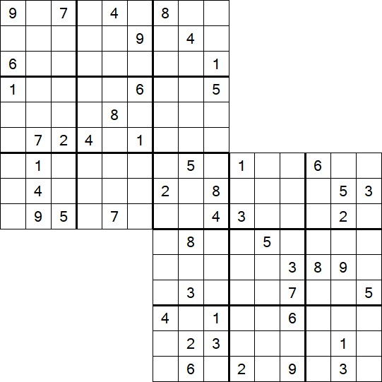 Twodoku - Schwierig