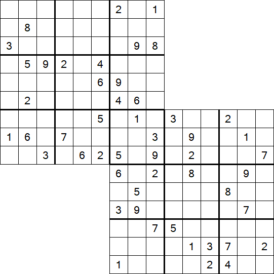 Twodoku - Schwierig
