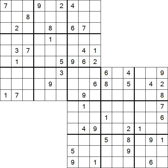 Twodoku - Schwierig