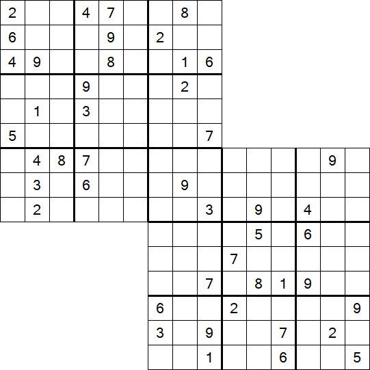 Twodoku - Schwierig