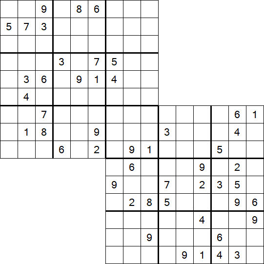 Twodoku - Schwierig