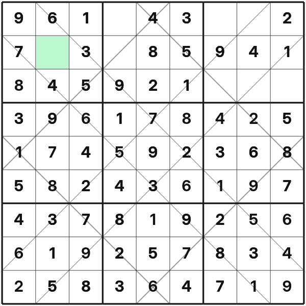 Argyle Sudoku das maßgebliche gebiet vollständig lesen
