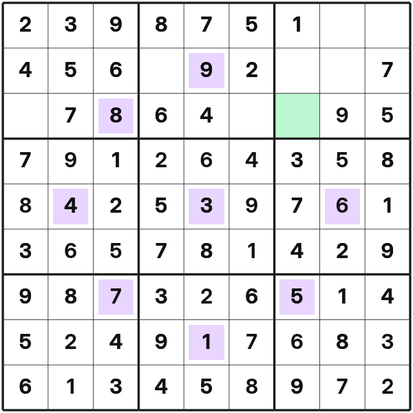 Asterisk Sudoku den zusatzbereich als vollständige einheit nutzen