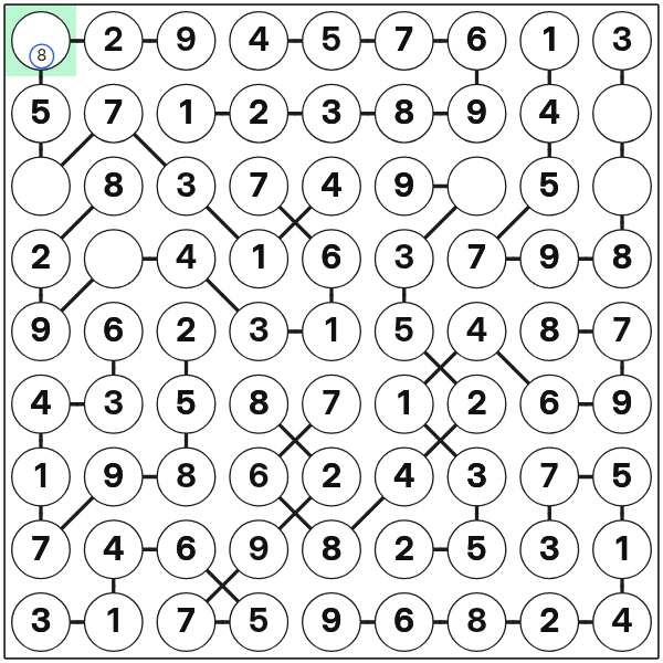 Combined single in Chain Sudoku