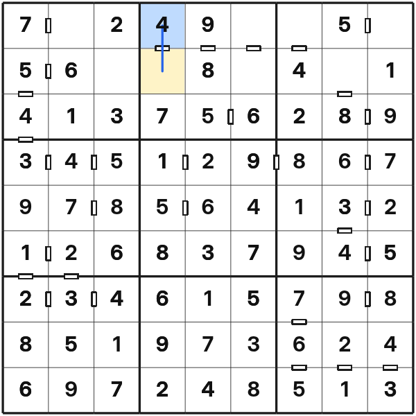 Marked consecutive pair