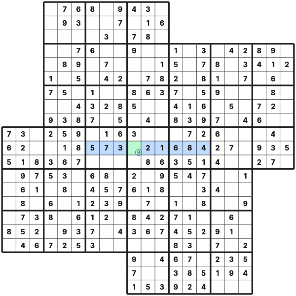 Completing one unit in Kazaguruma
