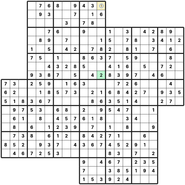 Following an overlap consequence in Kazaguruma