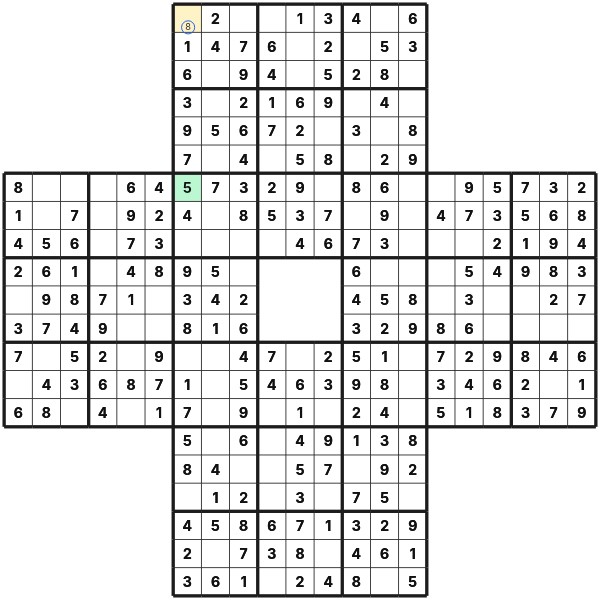 Following an overlap consequence in Sohei Sudoku
