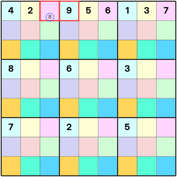 Row single after an extra-unit placement in Sudoku DG