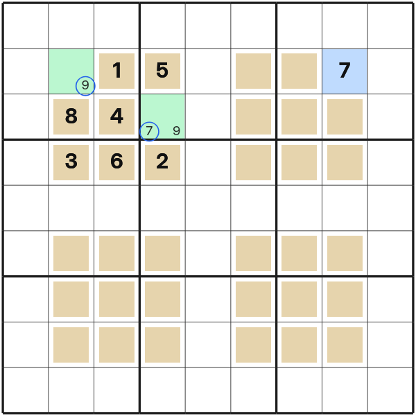 Ordering two missing values in Windoku