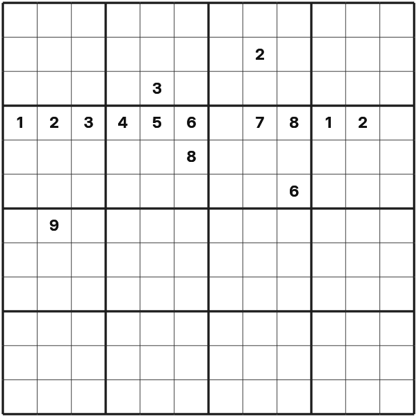 Butterfly Sudoku tutorial diagram 6