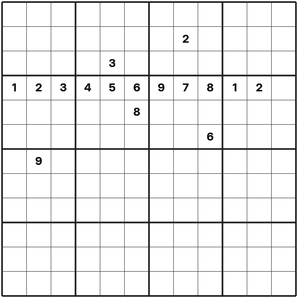 Butterfly Sudoku tutorial diagram 7