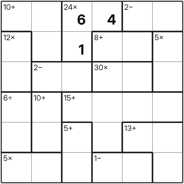 Calcudoku tutorial diagram 10