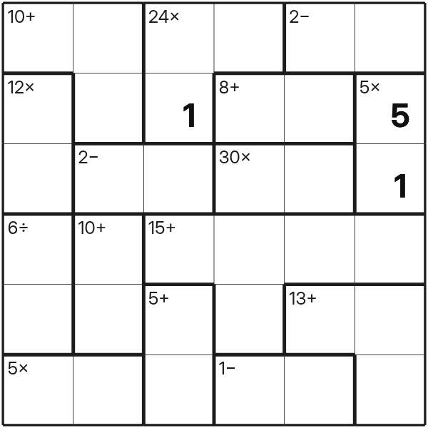 Calcudoku tutorial diagram 17
