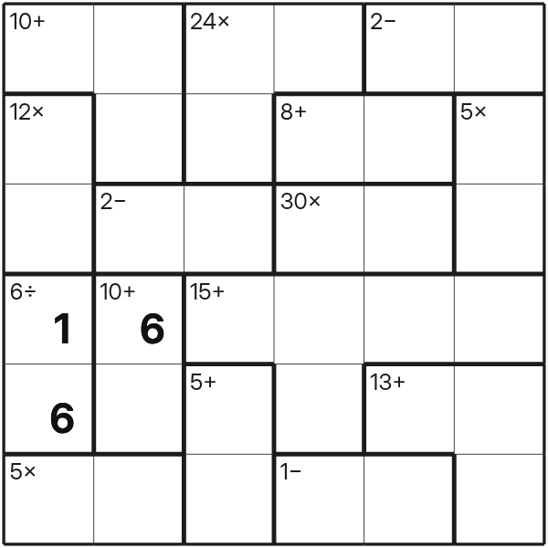 Calcudoku tutorial diagram 4
