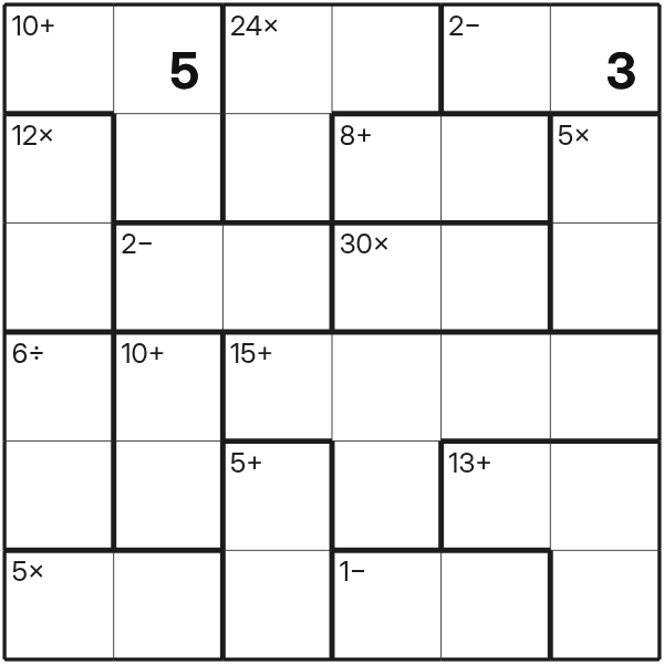 Calcudoku tutorial diagram 5