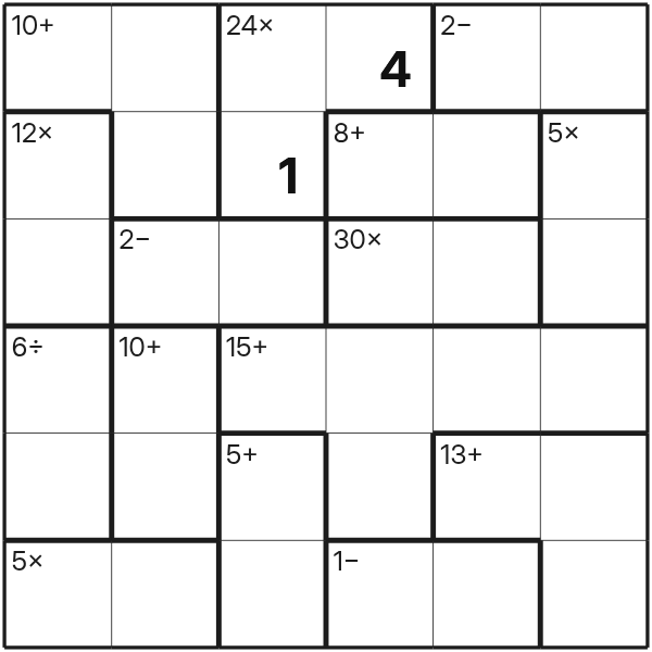 Calcudoku tutorial diagram 8