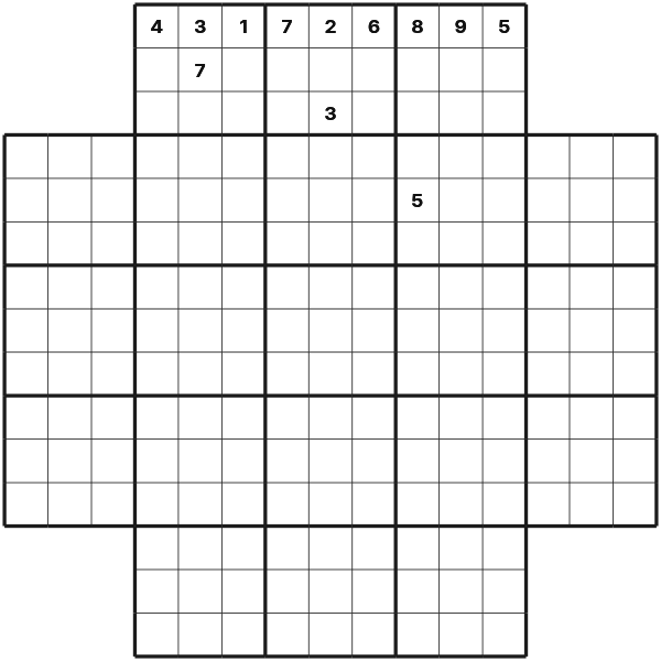 Flower Sudoku tutorial diagram 3