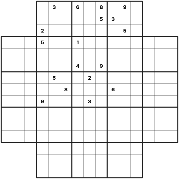Flower Sudoku tutorial diagram 4