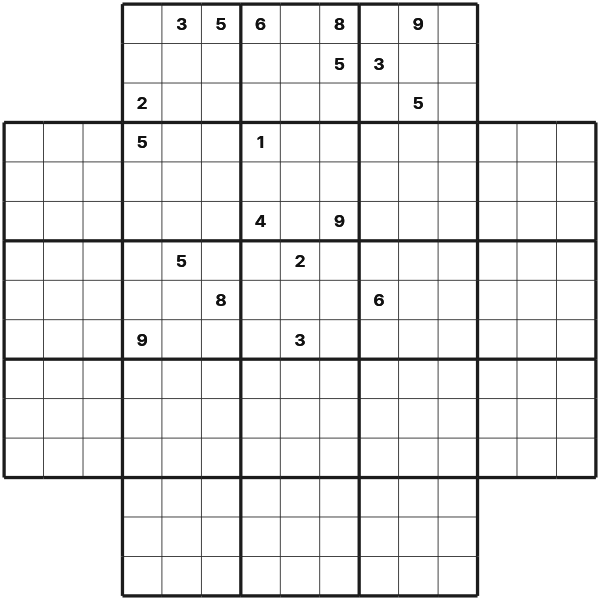 Flower Sudoku tutorial diagram 5