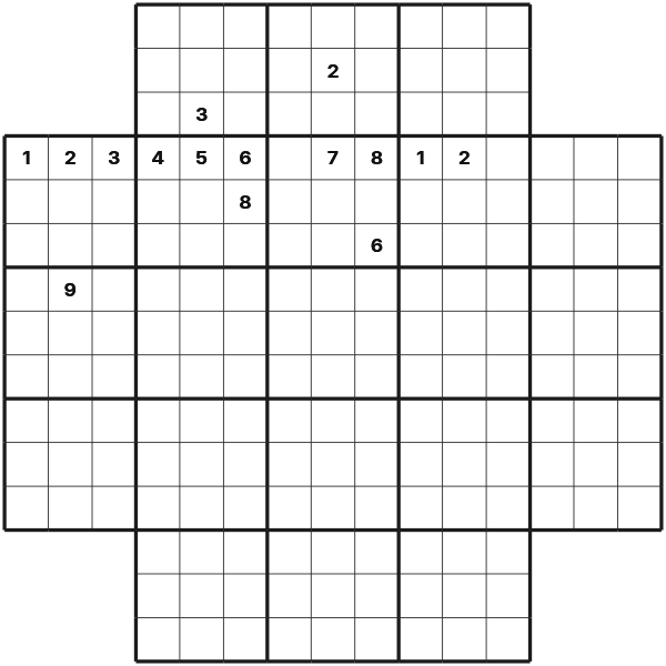 Flower Sudoku tutorial diagram 6