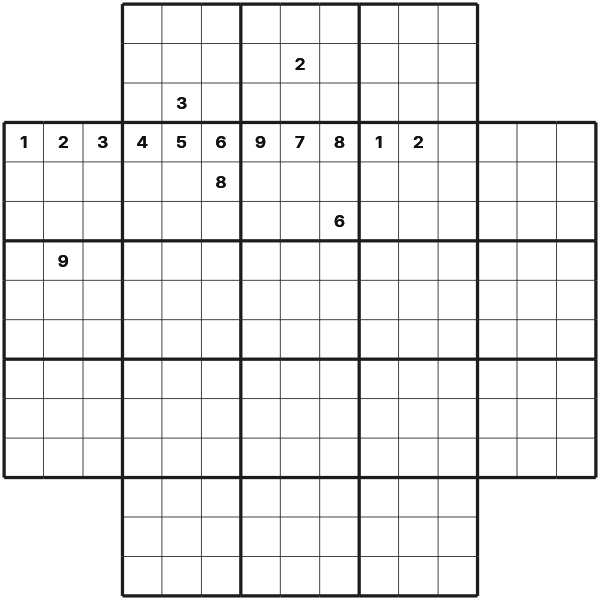 Flower Sudoku tutorial diagram 7