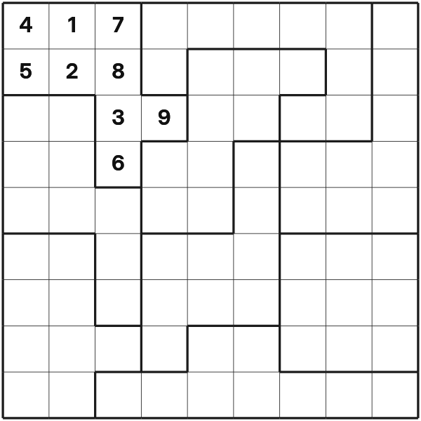 Jigsaw Sudoku tutorial diagram 3