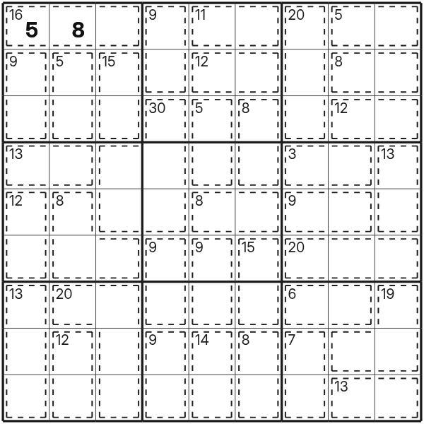 Killer Sudoku Easy Sudoku Puzzles