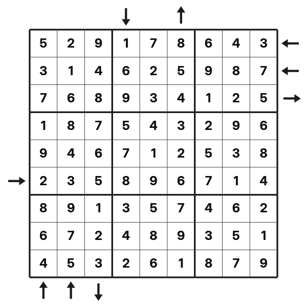Rossini Sudoku tutorial diagram 1