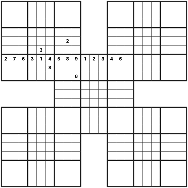 Samurai Sudoku tutorial diagram 7
