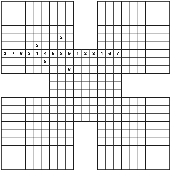 Samurai Sudoku tutorial diagram 8