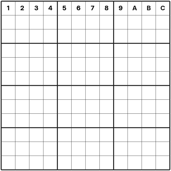 Sudoku 12x12 tutorial diagram 3