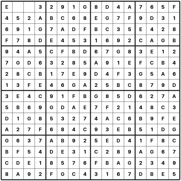 Sudoku 16x16 tutorial diagram 5